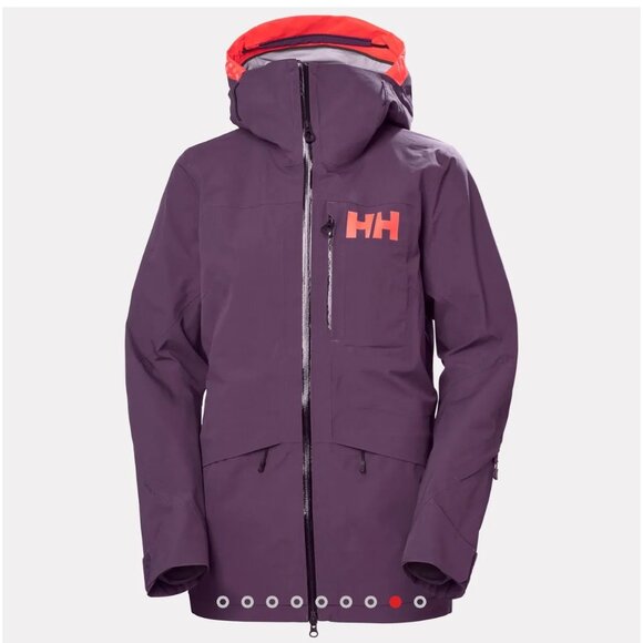 Helly Hansen Aurora Infinity Ski Soft Shell Jacket Amethyst W’s Large MSRP$650 - Picture 4 of 17